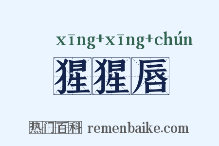 猩猩唇是什么意思的图片